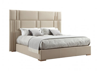 Luxus Schlafzimmer Bett Designer Möbel Doppelbett Weiß Textil Holz Neu